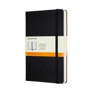 Moleskine -  Expanded Ruled Journal 5"x 8" Black Hard Black